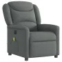 Sillón reclinable de masaje eléctrico tela gris oscuro de , Sillones - Ref: Foro24-3303185, Precio: 263,02 €, Descuento: %