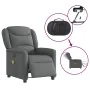 Sillón reclinable de masaje eléctrico tela gris oscuro de , Sillones - Ref: Foro24-3303185, Precio: 263,02 €, Descuento: %