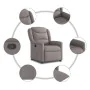 Sillón reclinable elevable tela gris taupe de , Sillones - Ref: Foro24-3303201, Precio: 290,47 €, Descuento: %