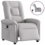 Sillón reclinable eléctrico de tela gris nube by , Armchairs - Ref: Foro24-3303243, Price: 246,28 €, Discount: %