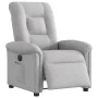 Sillón reclinable eléctrico de tela gris nube by , Armchairs - Ref: Foro24-3303243, Price: 246,28 €, Discount: %