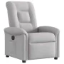 Sillón reclinable eléctrico de tela gris nube by , Armchairs - Ref: Foro24-3303243, Price: 246,28 €, Discount: %