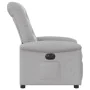 Sillón reclinable eléctrico de tela gris nube by , Armchairs - Ref: Foro24-3303243, Price: 246,28 €, Discount: %