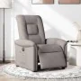 Sillón reclinable eléctrico tela gris taupé de , Sillones - Ref: Foro24-3303241, Precio: 256,67 €, Descuento: %
