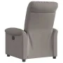 Sillón reclinable eléctrico tela gris taupé de , Sillones - Ref: Foro24-3303241, Precio: 256,67 €, Descuento: %