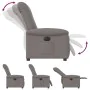 Sillón reclinable eléctrico tela gris taupé de , Sillones - Ref: Foro24-3303241, Precio: 256,67 €, Descuento: %