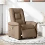 Sillón reclinable de masaje eléctrico tela marrón by , Armchairs - Ref: Foro24-3303248, Price: 259,34 €, Discount: %