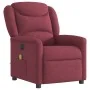 Sillón de masaje reclinable eléctrico tela rojo tinto de , Sillones - Ref: Foro24-3303187, Precio: 258,44 €, Descuento: %