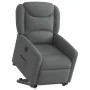 Sillón eléctrico reclinable elevable de tela gris oscuro by , Armchairs - Ref: Foro24-3303215, Price: 327,00 €, Discount: %