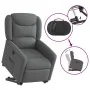 Sillón eléctrico reclinable elevable de tela gris oscuro by , Armchairs - Ref: Foro24-3303215, Price: 327,00 €, Discount: %