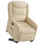 Sillón eléctrico reclinable elevable de tela color crema de , Sillones - Ref: Foro24-3303222, Precio: 326,19 €, Descuento: %