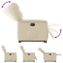 Sillón eléctrico reclinable elevable de tela color crema de , Sillones - Ref: Foro24-3303222, Precio: 326,19 €, Descuento: %