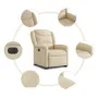 Sillón eléctrico reclinable elevable de tela color crema de , Sillones - Ref: Foro24-3303222, Precio: 326,19 €, Descuento: %