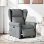 Sillón reclinable de masaje eléctrico tela gris oscuro de , Sillones - Ref: Foro24-3303365, Precio: 262,93 €, Descuento: %