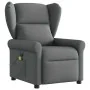 Sillón reclinable de masaje eléctrico tela gris oscuro de , Sillones - Ref: Foro24-3303365, Precio: 262,93 €, Descuento: %