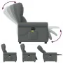 Sillón reclinable de masaje eléctrico tela gris oscuro de , Sillones - Ref: Foro24-3303365, Precio: 262,93 €, Descuento: %