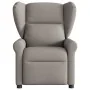 Sillón reclinable de masaje eléctrico tela gris taupe de , Sillones - Ref: Foro24-3303371, Precio: 262,64 €, Descuento: %