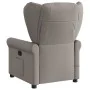 Sillón reclinable de masaje eléctrico tela gris taupe de , Sillones - Ref: Foro24-3303371, Precio: 262,64 €, Descuento: %