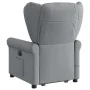 Sillón de masaje reclinable de pie de tela gris claro by , Armchairs - Ref: Foro24-3303384, Price: 295,95 €, Discount: %
