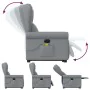 Sillón de masaje reclinable de pie de tela gris claro by , Armchairs - Ref: Foro24-3303384, Price: 295,95 €, Discount: %