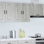 Armario de pared de cocina Porto gris sonoma madera ingeniería de , Armarios de cocina - Ref: Foro24-854063, Precio: 63,89 €,...