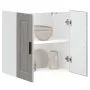 Armario de pared de cocina Porto gris sonoma madera ingeniería de , Armarios de cocina - Ref: Foro24-854063, Precio: 63,89 €,...