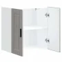 Armario de pared de cocina Porto gris sonoma madera ingeniería de , Armarios de cocina - Ref: Foro24-854063, Precio: 63,89 €,...