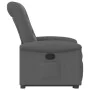 Sillón reclinable elevable de tela gris oscuro by , Armchairs - Ref: Foro24-3303255, Price: 279,04 €, Discount: %
