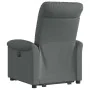 Sillón reclinable elevable de tela gris oscuro by , Armchairs - Ref: Foro24-3303255, Price: 279,04 €, Discount: %