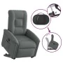 Sillón reclinable elevable de tela gris oscuro by , Armchairs - Ref: Foro24-3303255, Price: 279,04 €, Discount: %