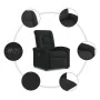 Sillón eléctrico reclinable elevable de tela negro de , Sillones - Ref: Foro24-3303276, Precio: 328,99 €, Descuento: %