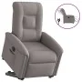 Sillón eléctrico reclinable elevable de tela gris taupe by , Armchairs - Ref: Foro24-3303281, Price: 341,81 €, Discount: %