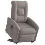 Sillón eléctrico reclinable elevable de tela gris taupe by , Armchairs - Ref: Foro24-3303281, Price: 341,81 €, Discount: %