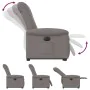 Sillón eléctrico reclinable elevable de tela gris taupe by , Armchairs - Ref: Foro24-3303281, Price: 341,81 €, Discount: %