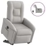 Sillón eléctrico reclinable elevable de tela gris nube de , Sillones - Ref: Foro24-3303283, Precio: 329,45 €, Descuento: %