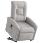 Sillón eléctrico reclinable elevable de tela gris nube de , Sillones - Ref: Foro24-3303283, Precio: 329,45 €, Descuento: %
