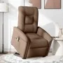 Sillón de masaje eléctrico reclinable elevable tela marrón de , Sillones - Ref: Foro24-3303288, Precio: 343,07 €, Descuento: %