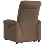 Sillón de masaje eléctrico reclinable elevable tela marrón de , Sillones - Ref: Foro24-3303288, Precio: 343,07 €, Descuento: %