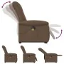Sillón de masaje eléctrico reclinable elevable tela marrón de , Sillones - Ref: Foro24-3303288, Precio: 343,07 €, Descuento: %