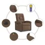 Sillón de masaje eléctrico reclinable elevable tela marrón de , Sillones - Ref: Foro24-3303288, Precio: 343,07 €, Descuento: %
