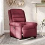 Sillón reclinable eléctrico tela rojo tinto de , Sillones - Ref: Foro24-3303297, Precio: 245,47 €, Descuento: %