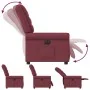 Sillón reclinable eléctrico tela rojo tinto de , Sillones - Ref: Foro24-3303297, Precio: 245,47 €, Descuento: %