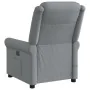 Sillón reclinable de masaje eléctrico tela gris claro de , Sillones - Ref: Foro24-3303304, Precio: 265,63 €, Descuento: %