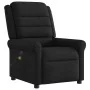 Sillón reclinable de masaje eléctrico tela negro de , Sillones - Ref: Foro24-3303306, Precio: 267,40 €, Descuento: %
