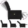 Sillón reclinable de masaje eléctrico tela negro de , Sillones - Ref: Foro24-3303306, Precio: 267,40 €, Descuento: %