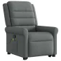Silla de masaje reclinable de pie de tela gris oscuro de , Sillones - Ref: Foro24-3303325, Precio: 284,48 €, Descuento: %