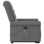 Silla de masaje reclinable de pie de tela gris oscuro de , Sillones - Ref: Foro24-3303325, Precio: 284,48 €, Descuento: %