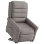 Sillón reclinable de masaje elevable tela gris taupé de , Sillones - Ref: Foro24-3303331, Precio: 310,84 €, Descuento: %