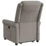 Sillón reclinable de masaje elevable tela gris taupé de , Sillones - Ref: Foro24-3303331, Precio: 310,84 €, Descuento: %