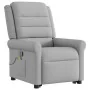 Sillón de masaje reclinable de pie de tela gris nube de , Sillones - Ref: Foro24-3303333, Precio: 278,31 €, Descuento: %